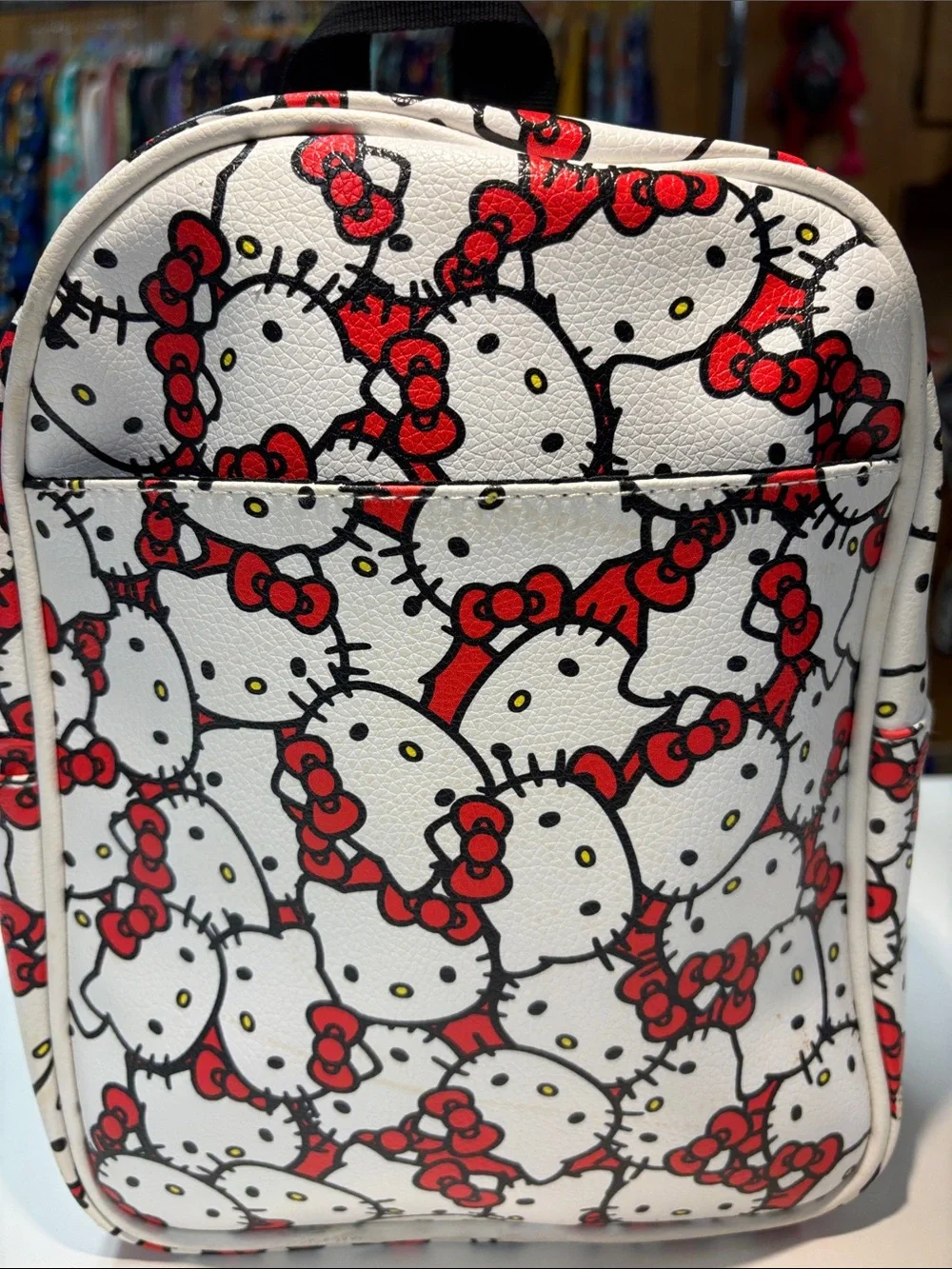 Sanrio Hello Kitty White and Red Patterned Women’s Backpack